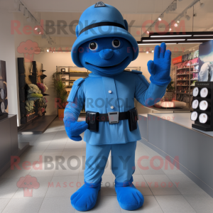 Blue Soldier mascotte...