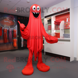 Red Ghost mascotte kostuum...