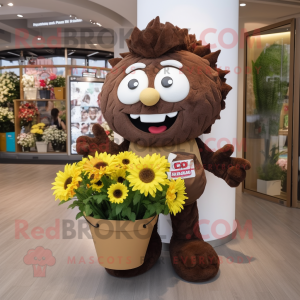 Brown Bouquet Of Flowers...