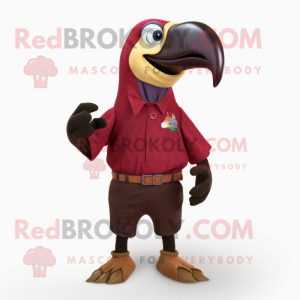 Maroon Toucan maskot...