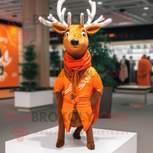 Orange Deer mascotte...