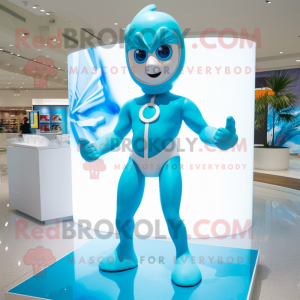 Personagem de mascote Cyan...