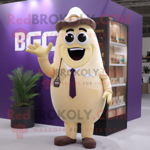 Beige Aubergine mascotte...