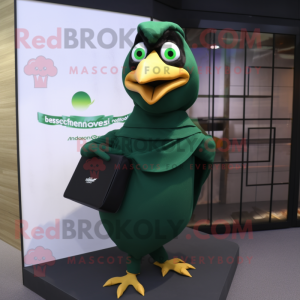 Green Blackbird mascotte...