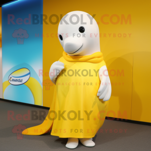 Gul Beluga Whale maskot...