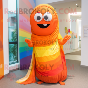 Orange Rainbow maskot...