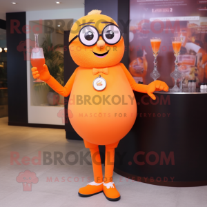 Orange Wrist Watch mascotte...