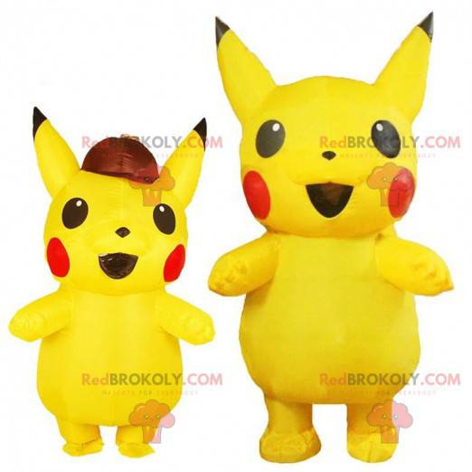 Déguisement de Pikachu, le Pokemon jaune de manga Taille L (175-180 CM)