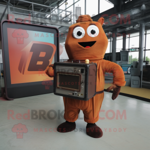 Rust TV maskot kostym...