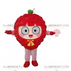 Maskotka olbrzymia malina, kostium czerwonego owocu -