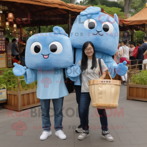 Sky Blue Dim Sum maskot...