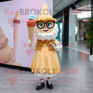  Ice Cream Cone mascotte...