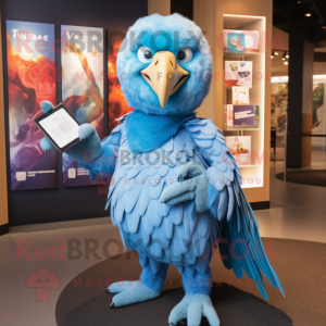 Sky Blue Vulture maskot...