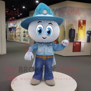 nan Engagement Ring mascot costume character dressed with a Flare Jeans and Cummerbunds
