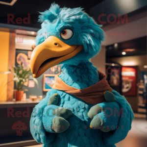 Teal Dodo Bird mascotte...