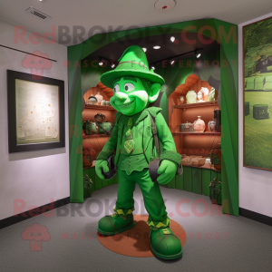 Green Leprechaun mascotte...