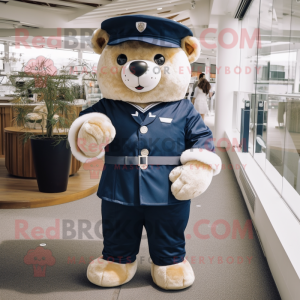 Postava maskota Navy Teddy...