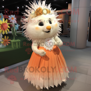 Peach Porcupine maskot...