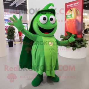 Green Pepper maskot kostume...