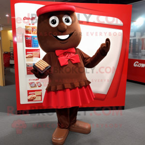 Red Chocolate Bar mascotte...