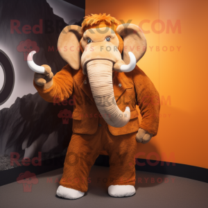 Orange Mammoth maskot...