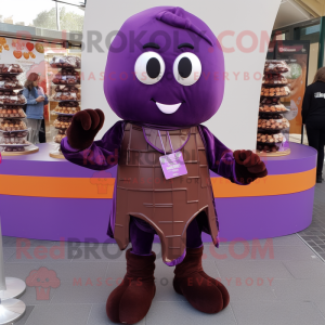 Purple Chocolates maskot...