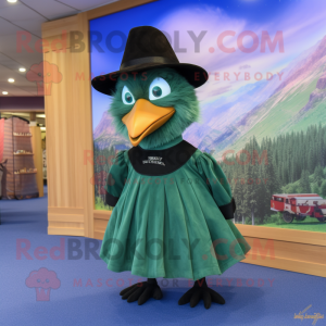 Green Blackbird mascotte...
