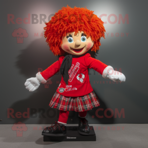 Red Irish Dancer mascotte...