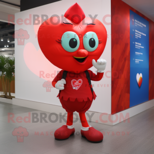 Red Heart maskot kostyme...