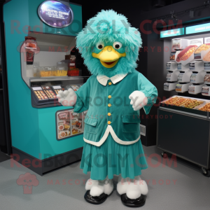 Teal Fried Chicken mascotte...