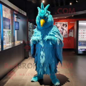 Cyan Roosters mascotte...