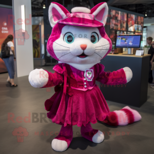 Costume mascotte de chat habillé