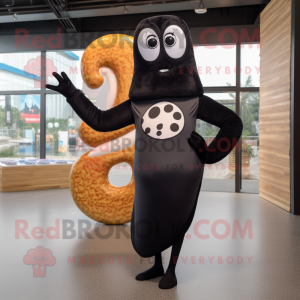 Black Bagels maskot drakt...