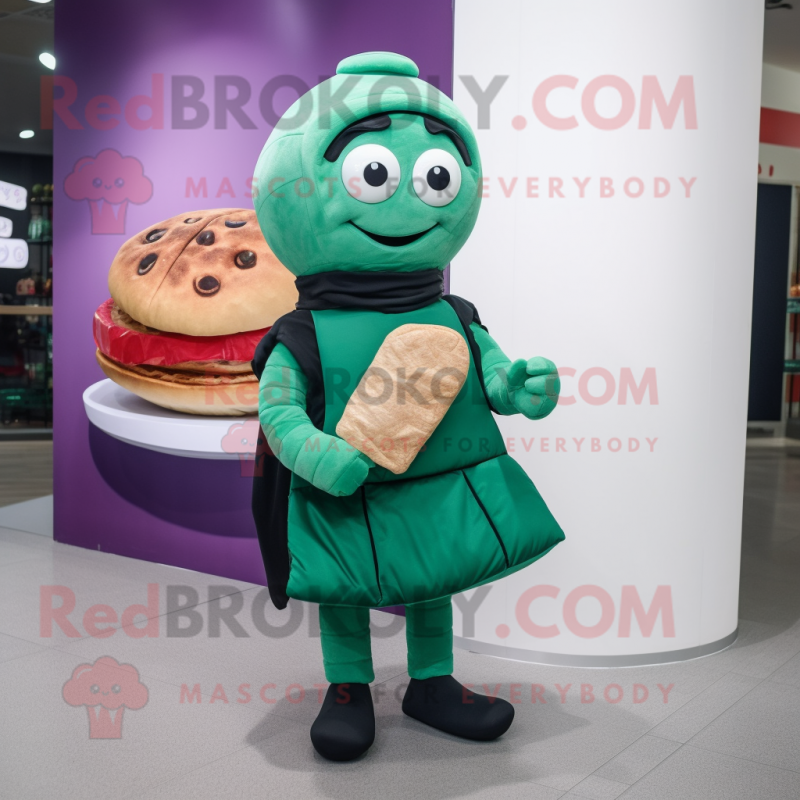 nan Meatballs mascot costume character dressed with a Turtleneck and Clutch bags