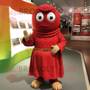 nan Meatballs mascot costume character dressed with a Turtleneck and Clutch bags