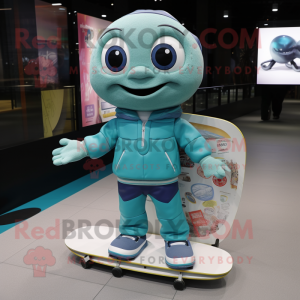  Skateboard maskot kostym...