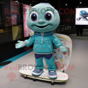 nan Skateboard mascot costume character dressed with a Turtleneck and Handbags