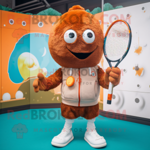 Rust Tennisracket maskot...