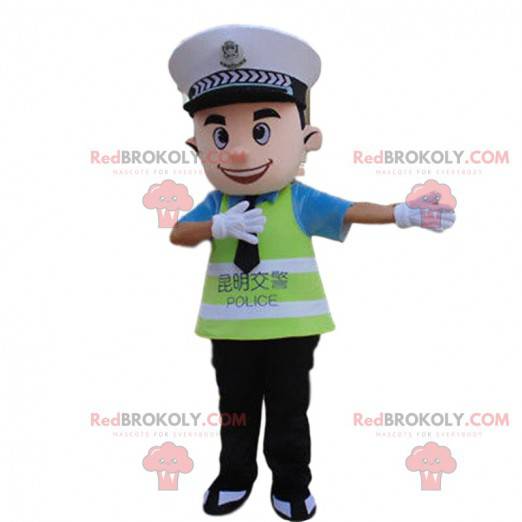 Dog mascot in uniform, policeman costume, railway Sizes L (175-180CM)