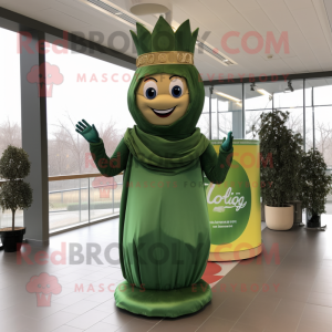 Olive Queen maskot drakt...