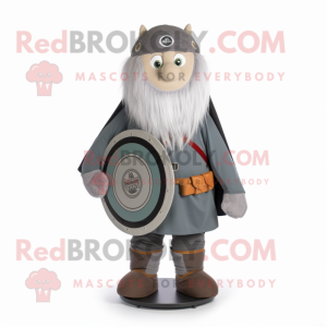 Grå Celtic Shield maskot...