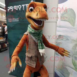 Rust Coelophysis maskot...