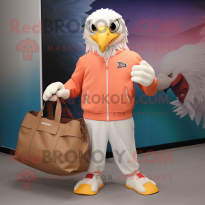 Brzoskwiniowy Bald Eagle w...