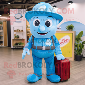 Sky Blue Chief maskot...