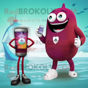 Maroon Soda Can mascotte...