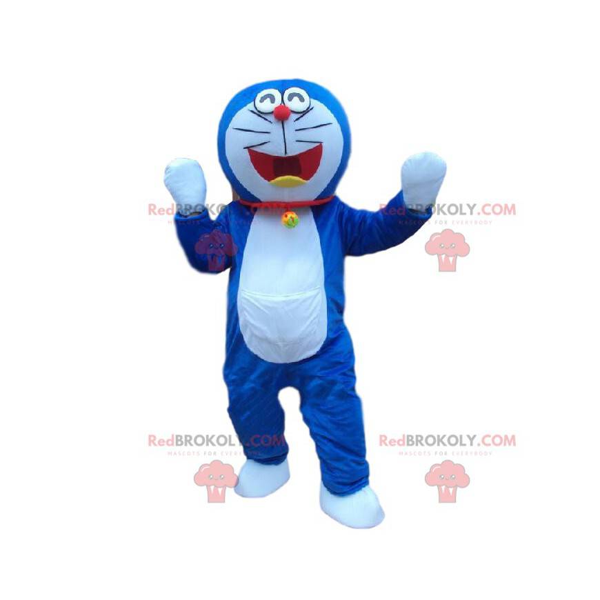 Mascotte De Doraemon Celebre Chat Bleu Et Blanc Taille L 175 180 Cm