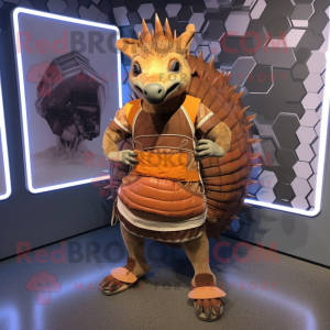 Rust Armadillo maskot drakt...