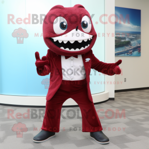 Maroon Barracuda maskot...