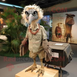 Beige Vulture maskot...