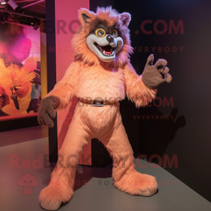 Peach Werewolf maskot...